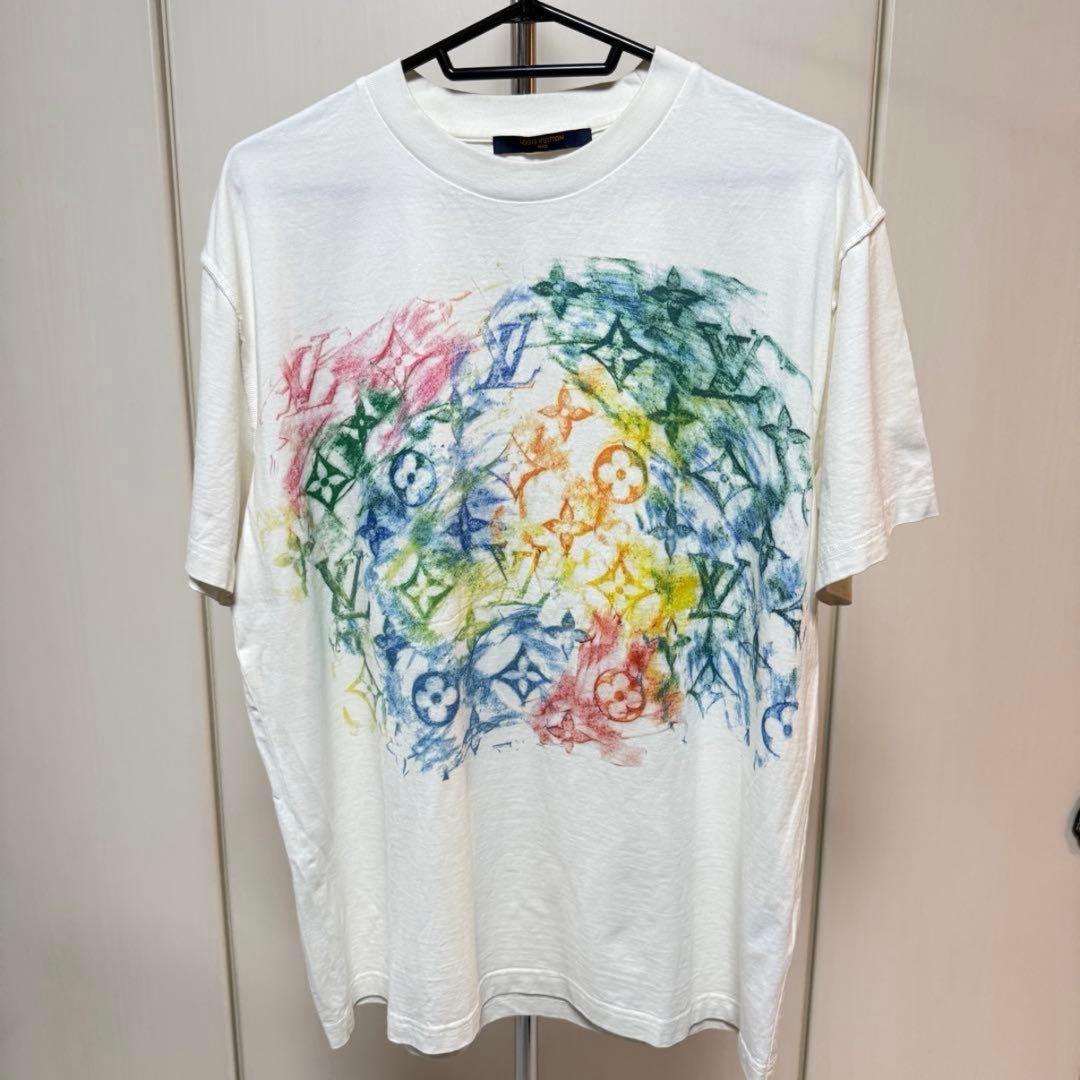 LOUIS VUITTON 花柄アートTシャツ