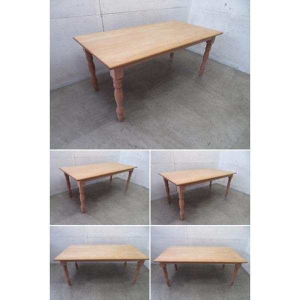 展示品■MUKU工房■旭川家具■天然木無垢材■ダイニングテーブル■幅165㎝