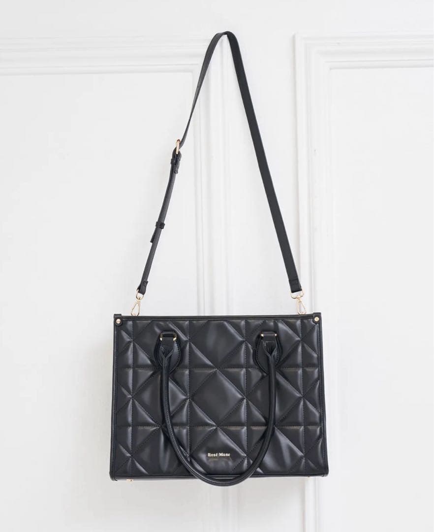Rosé Muse ロゼミューズ quilting tote トートバッグ L