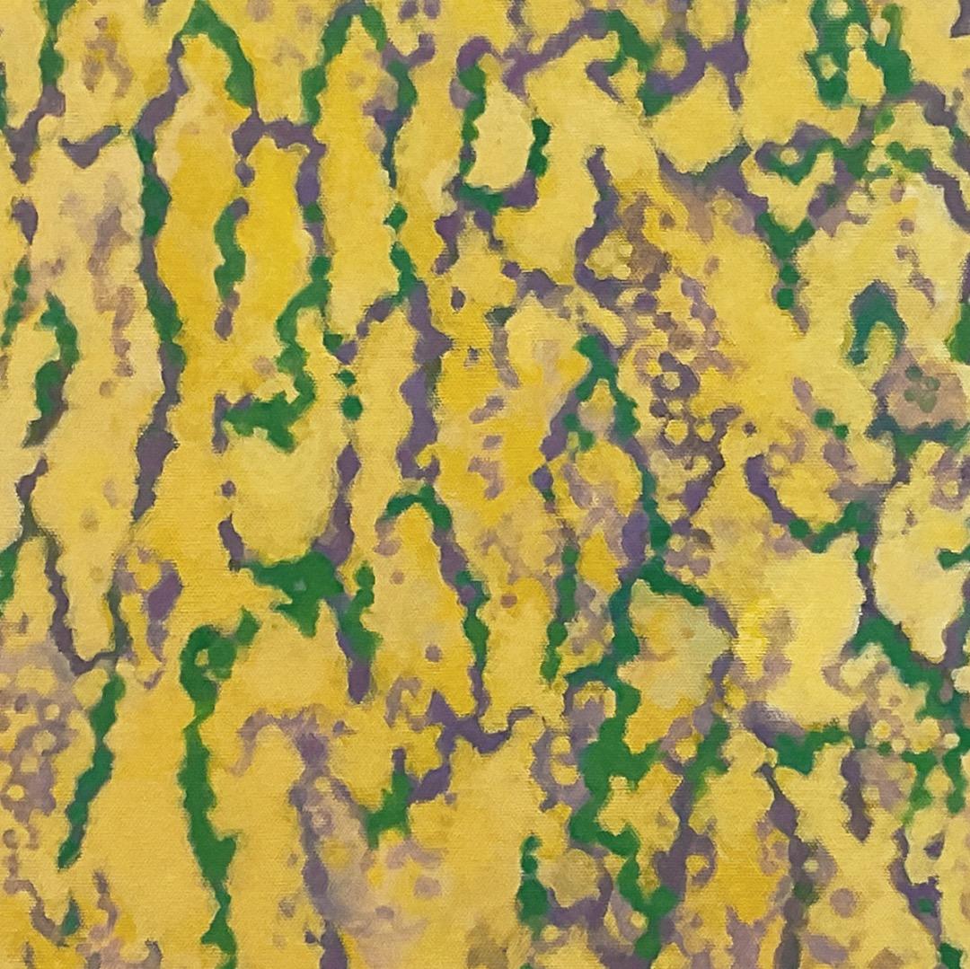 絵画 820 油絵/抽象画風/自然のパターン/樹皮/S10号