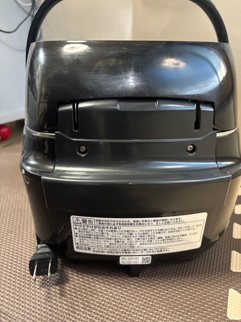 TOSHIBA RC-10VXR 東芝真空圧力IHジャー炊飯器-22年製