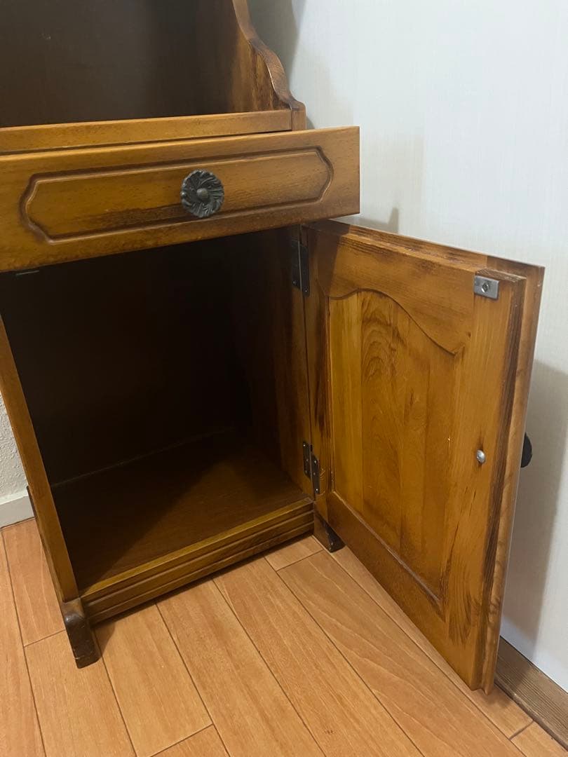 ★カリモク　karimoku コロニアル　電話台　レトロ