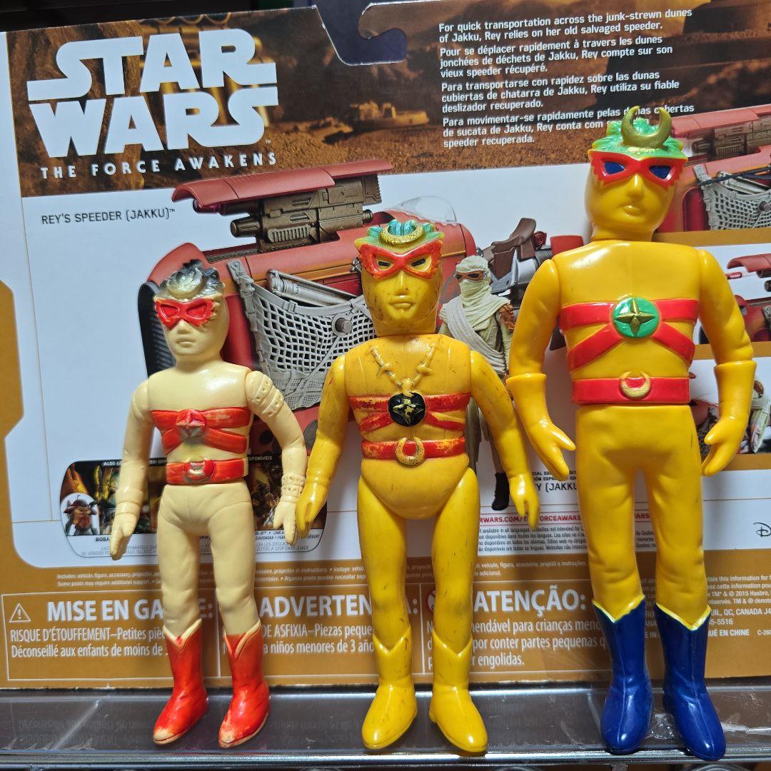 愛の戦士レインボーマン月の化身３体