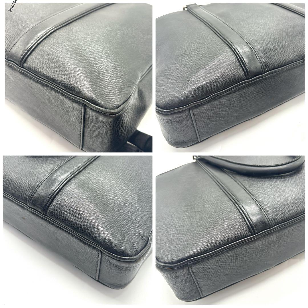 【大幅値下げ‼️】COACH 2way ブラック ビジネスバッグ レザー