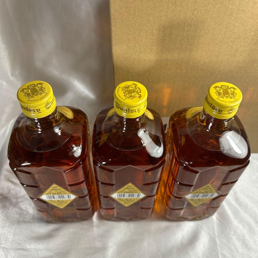 希少　送料無料 新品未開封 サントリーウイスキー角瓶　復刻版　 3本セット