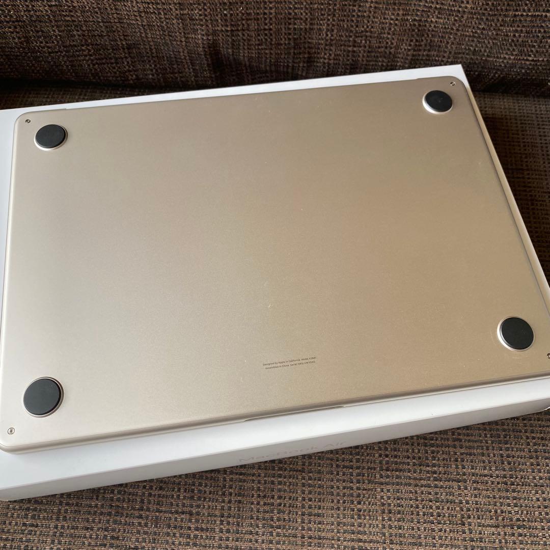 Apple MacBookAir 本体 2022 M2 8GB 512GB