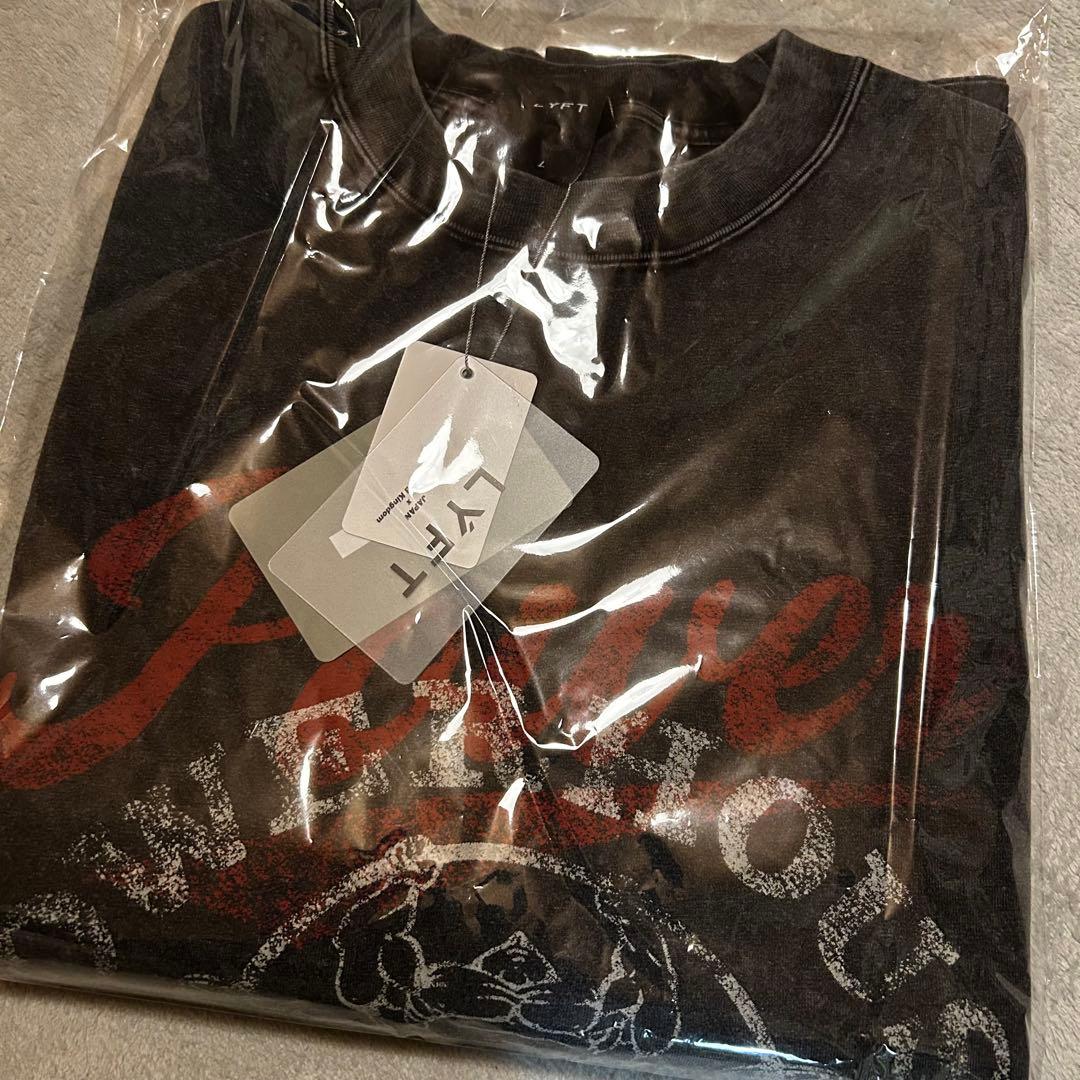 LÝFT × POWER HOUSE GYM ビンテージ　Tシャツ　ブラック　L