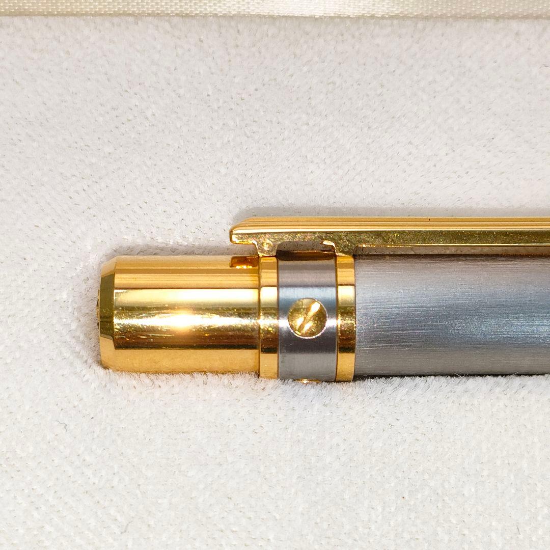 【未使用・良品】Cartier/カルティエ　ボールペン　シルバー ✕ ゴールド