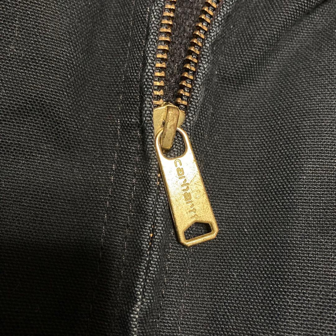 USA製 Carhartt フード付きジャケット ブラック アクティブジャケット