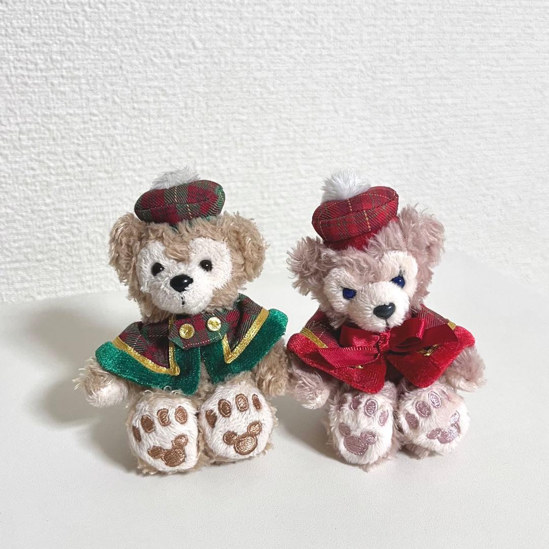 専用】ディズニー ダッフィー シェリーメイ クリスマスぬいぐるみ ストラップ