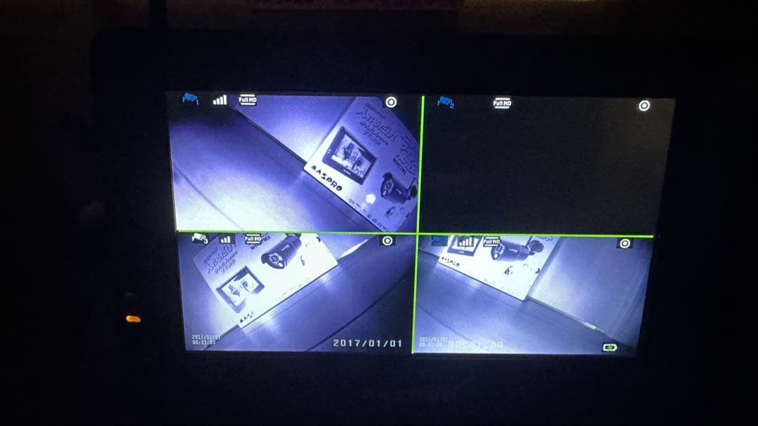 マスプロ WHC7M2 ワイヤレス防犯カメラ3台 ジャンク