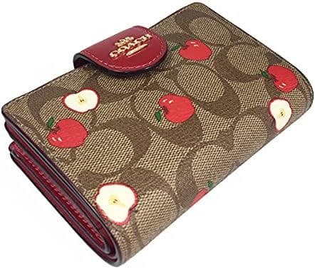 COACH 二つ折り財布/アップル.ミディアム コーナー ジップ ウォレット