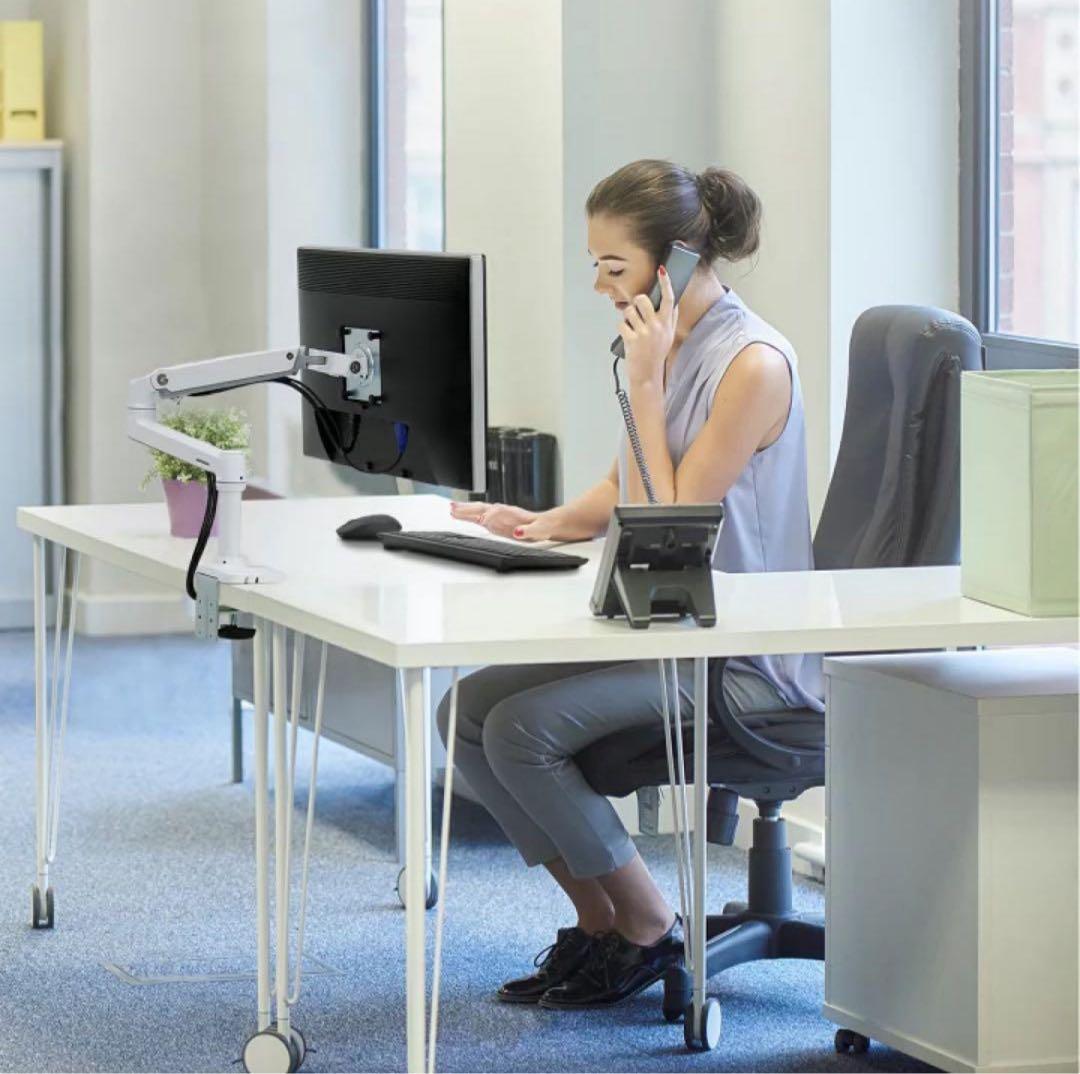 ERGOTRON エルゴトロン LX デスクマウントアーム ホワイト