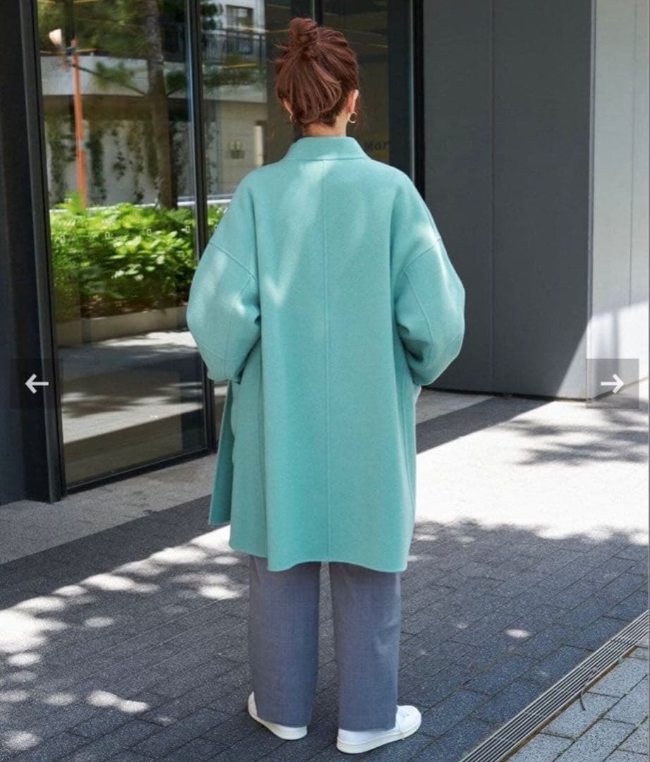 東風 美品 SIMPLICUTE リバーシブルコート フリー B.C