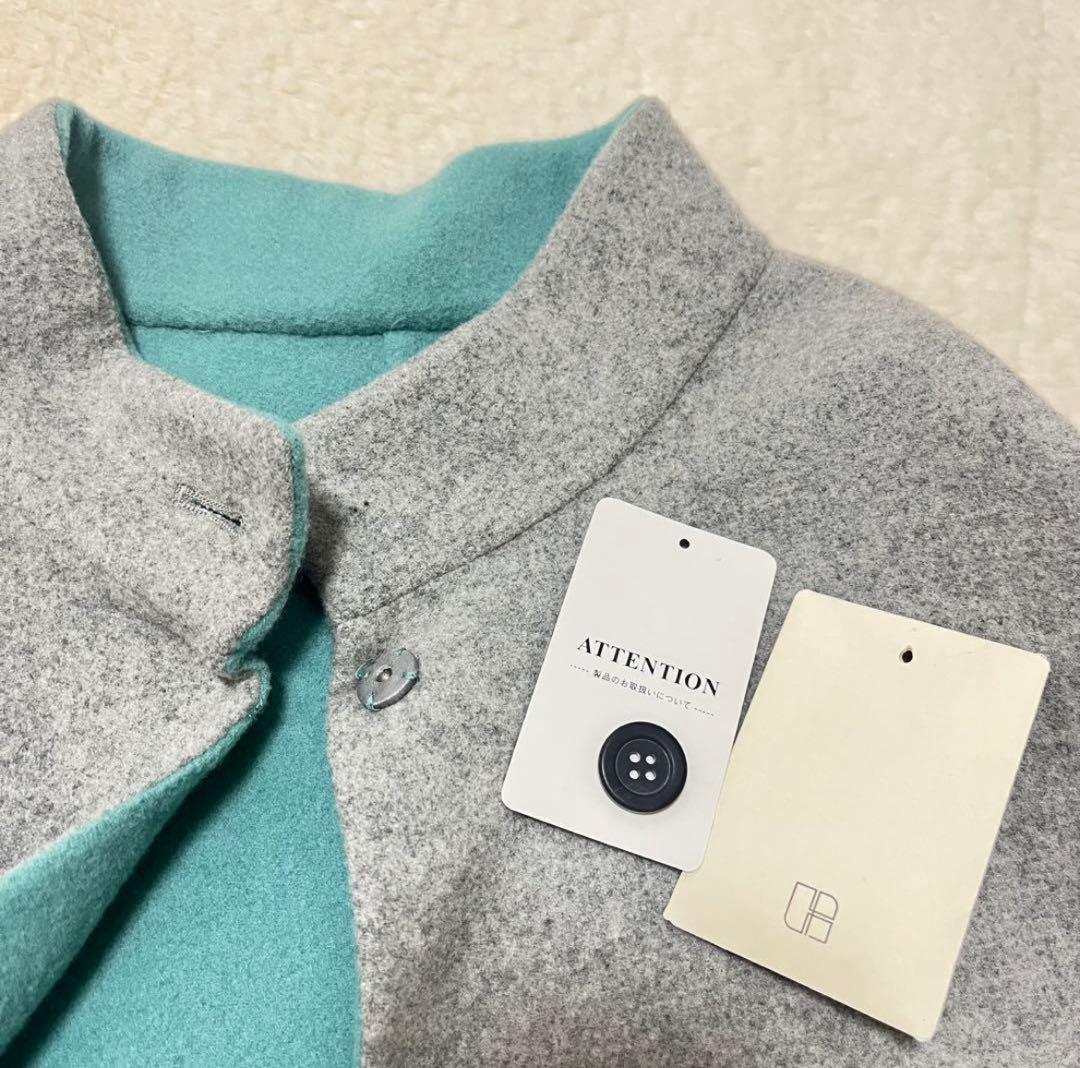 東風 美品 SIMPLICUTE リバーシブルコート フリー B.C