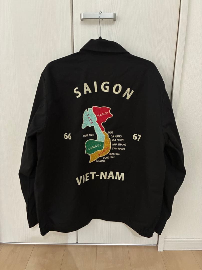 HOUSTON X-LARGE 黒ジャケット 虎刺繍