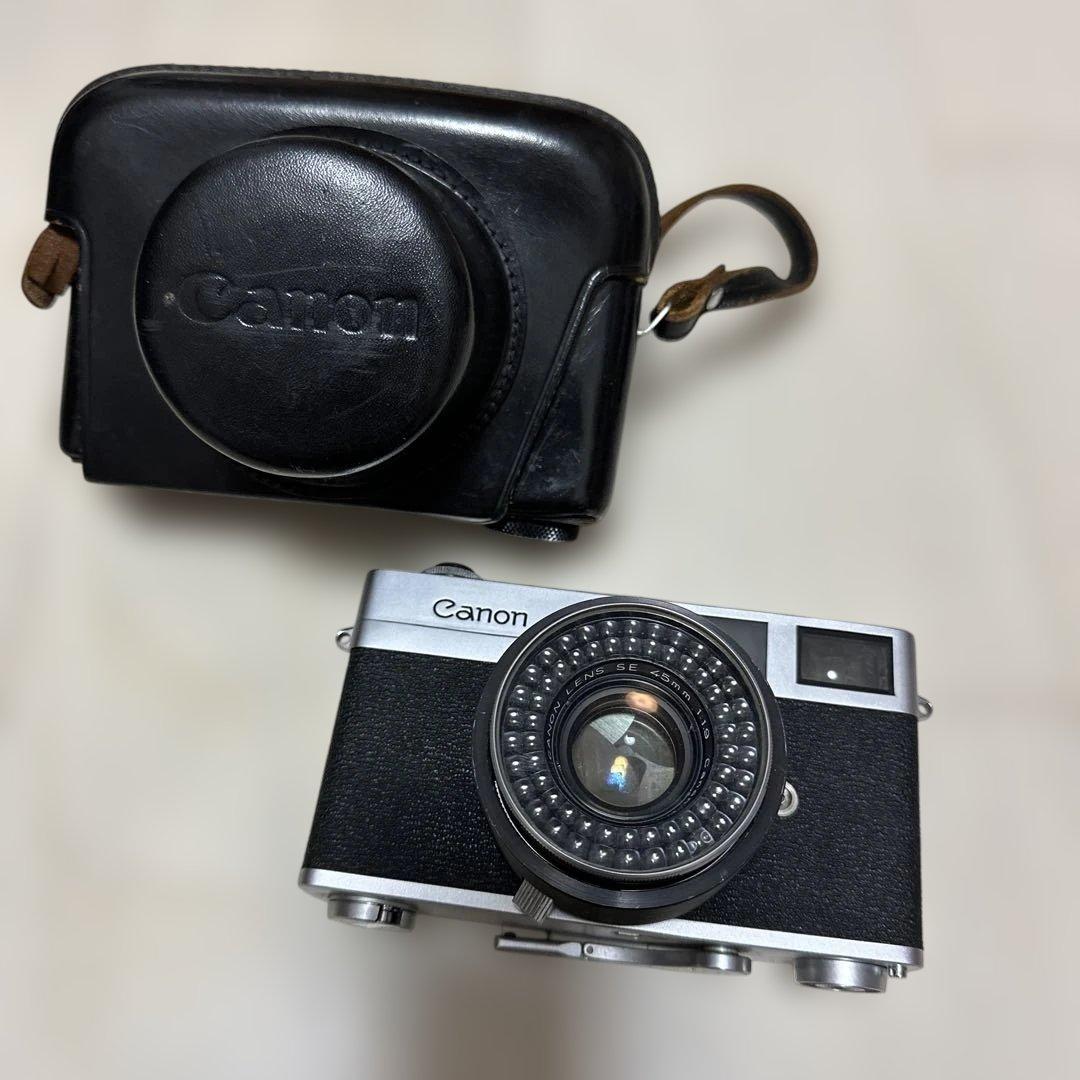 キャノン フィルムカメラ　Canon Canonet　レトロ　カメラ