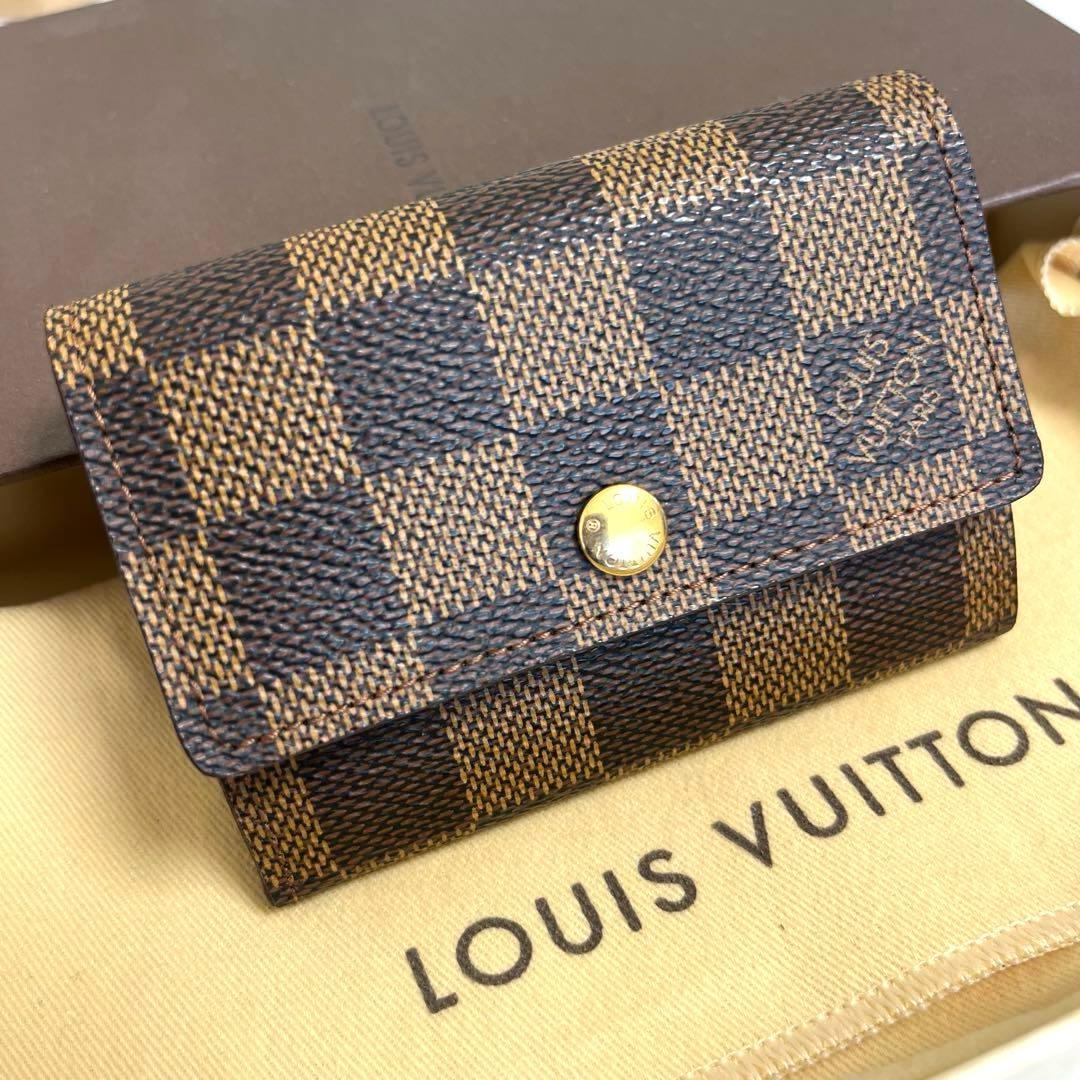 外観美品　ルイヴィトン ダミエ　ポルト　モネプラ　ケース