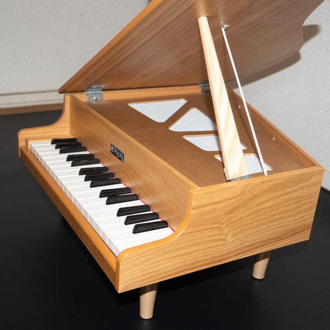 【美品】KAWAI（カワイ）ミニグランドピアノ32鍵 ナチュラル（外箱付）