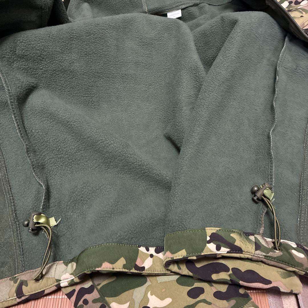 未使用ロシア軍北朝鮮軍仕様マルチカム防寒外被表地防風撥水素材裏地総フリース