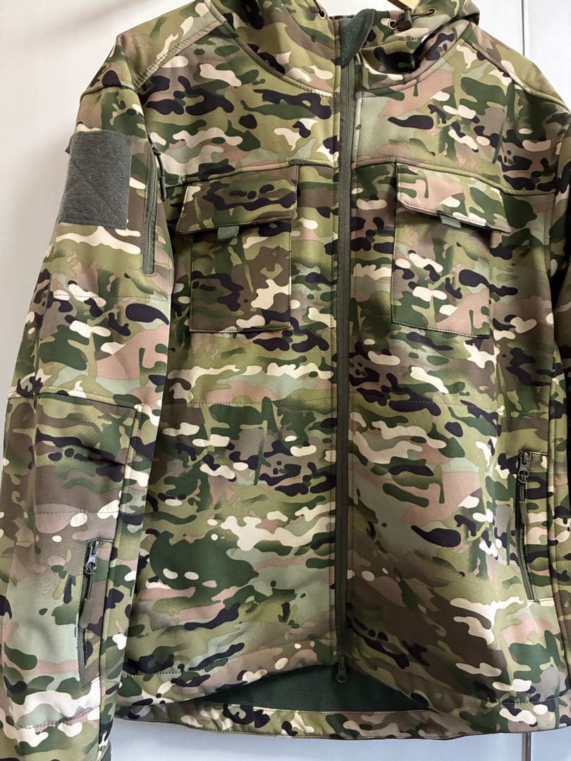未使用ロシア軍北朝鮮軍仕様マルチカム防寒外被表地防風撥水素材裏地総フリース