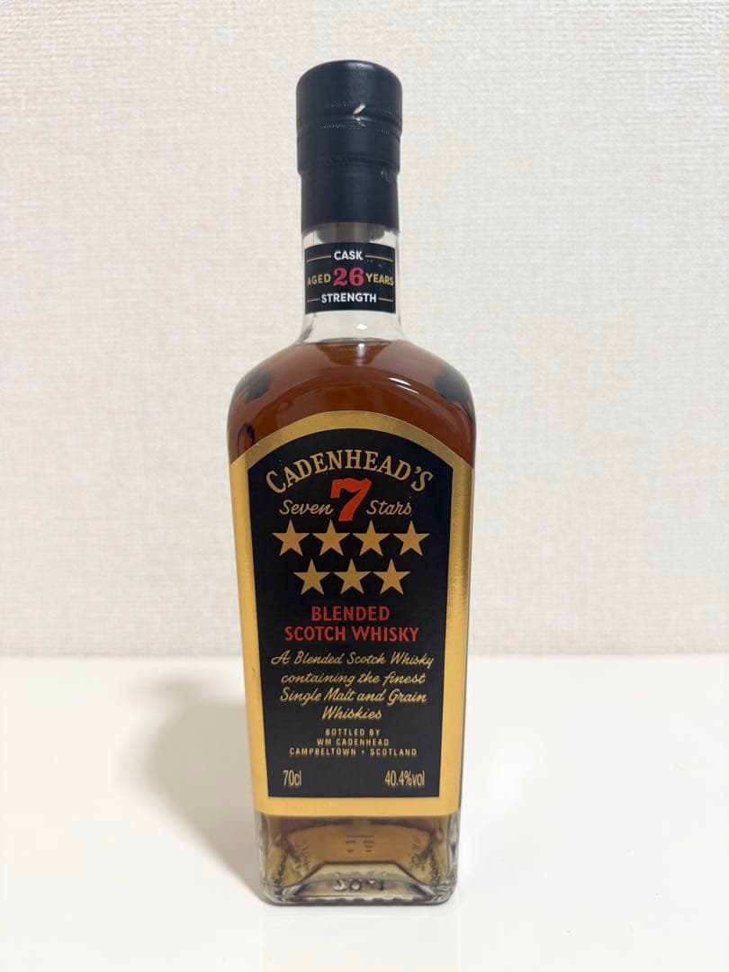 ケイデンヘッド　セブンスターズ26年　ブレンデッドウイスキー　正規品