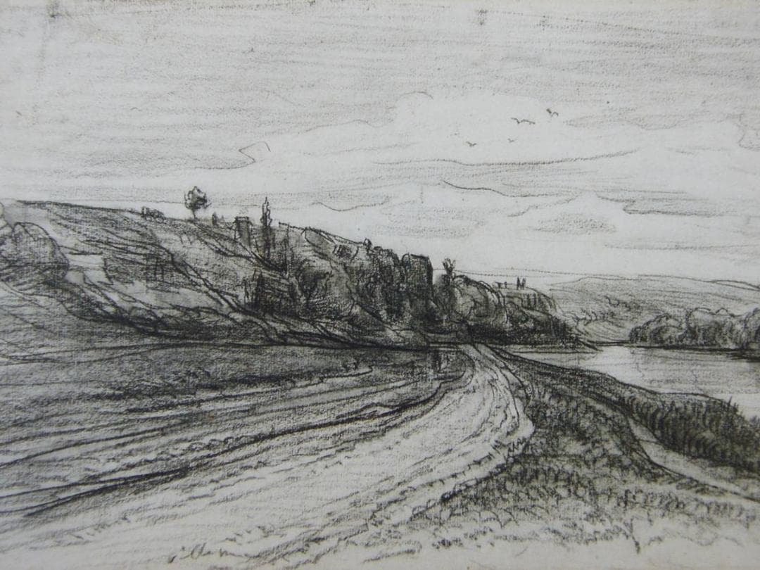 ドービニー・シャルル＝フランソワ、風景：ヴィエンヌ＝シュル＝セーヌ