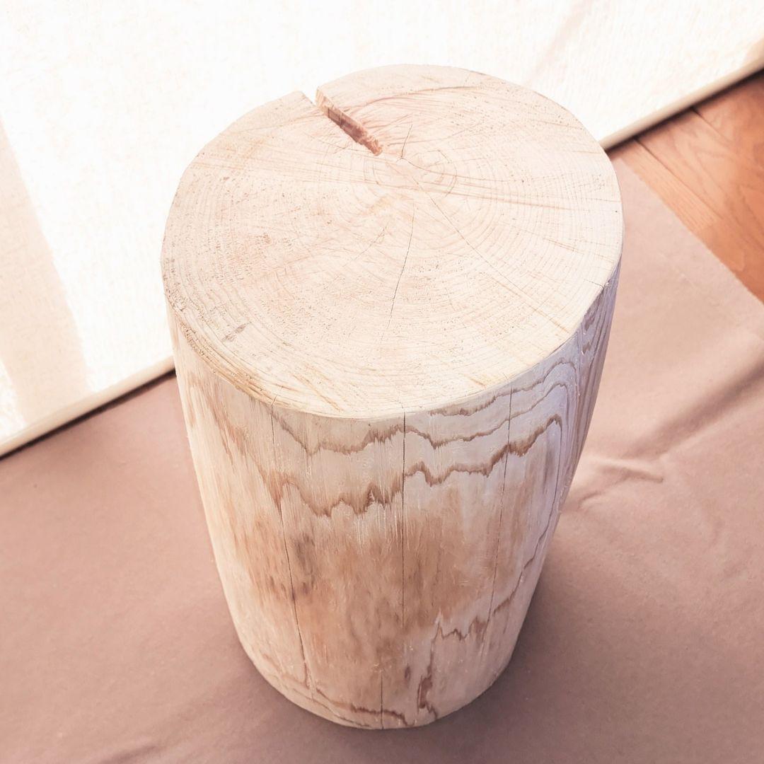 森の香り 東濃ひのき スツール テーブル 無垢無塗装 オーガニック