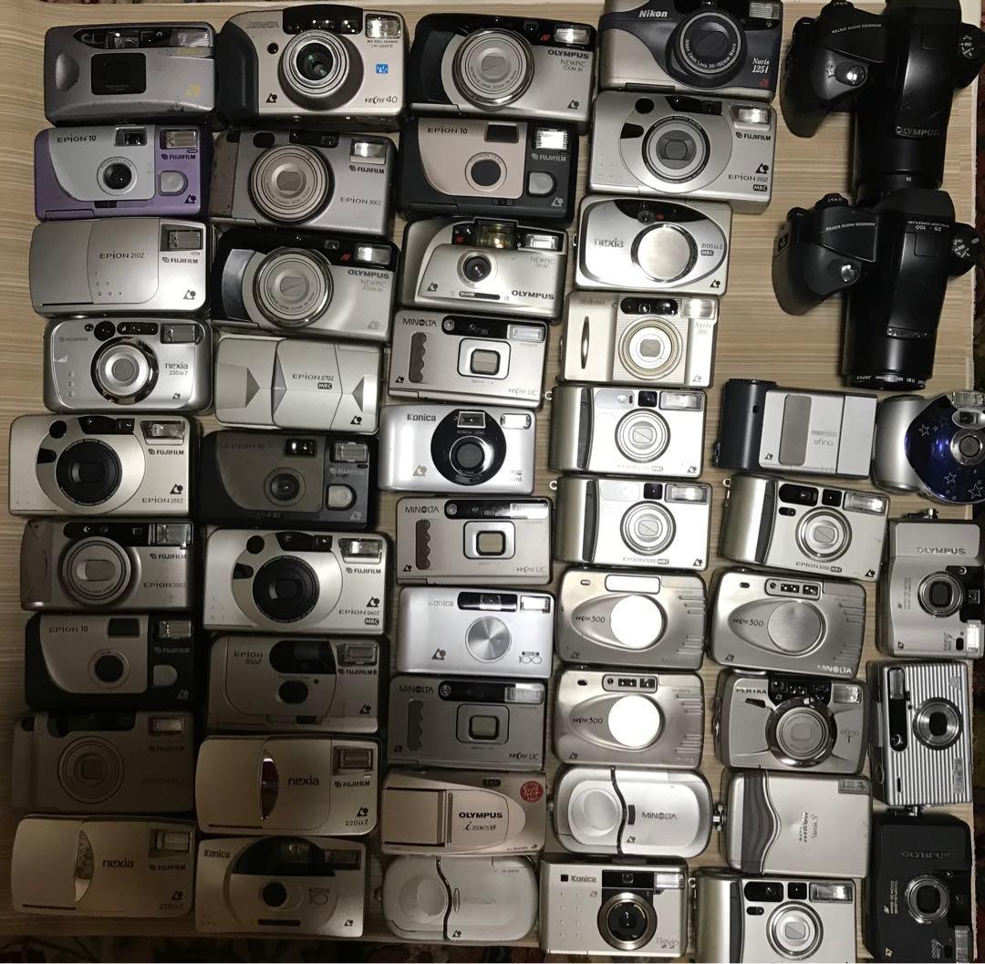S*N様 フィルムカメラ まとめ50個オリンパス、富士フイルム、ニコン cano