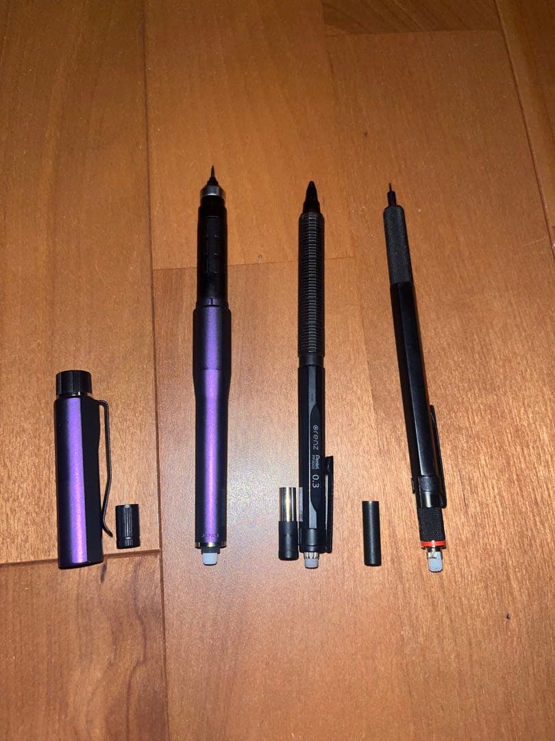 クルトガダイブ　オレンズネロ　ロットリング500