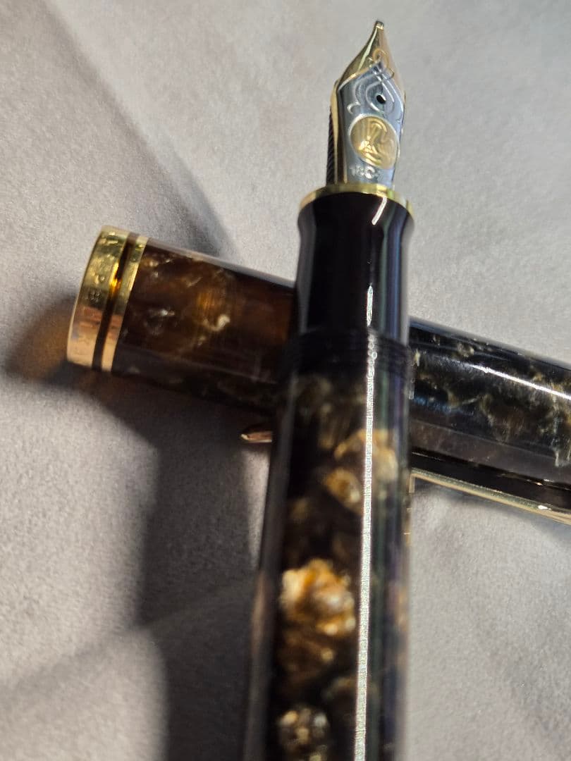ペリカン　万年筆　M800 ルネッサンスブラウン　字幅＝B
