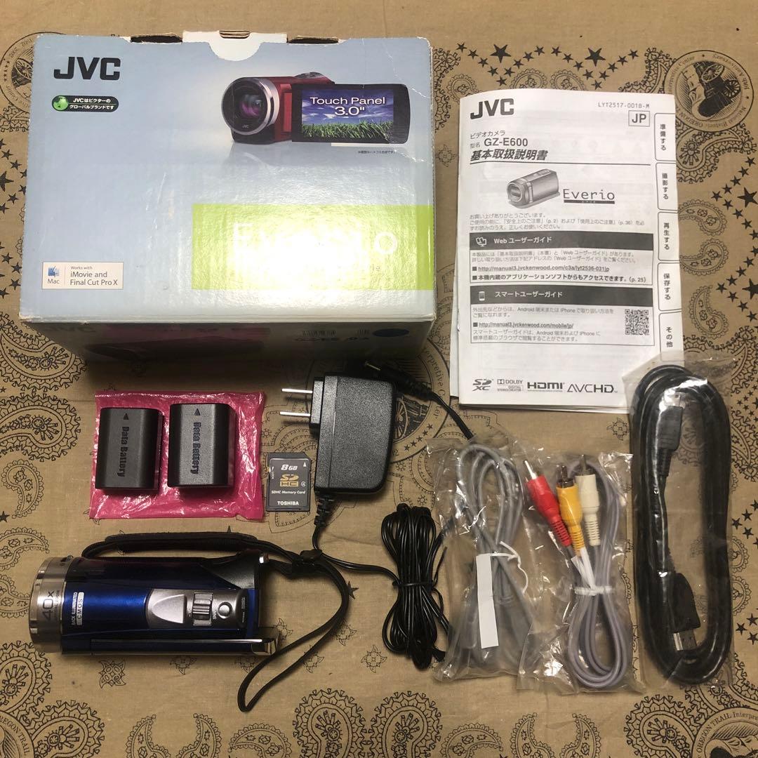 美品 JVC Everio GZ-E600 ビデオカメラ 付属品完品