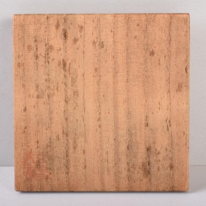 茶道具　黒塗　四季花草蒔絵　棗　共箱　V　8530