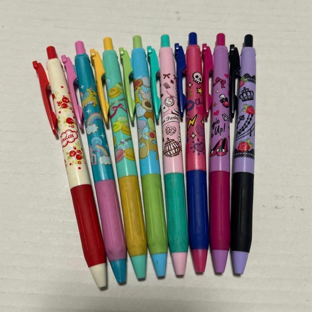 ZEBRA SARASA CLIP ボールペン ピチレモン 8色セット 平成女児