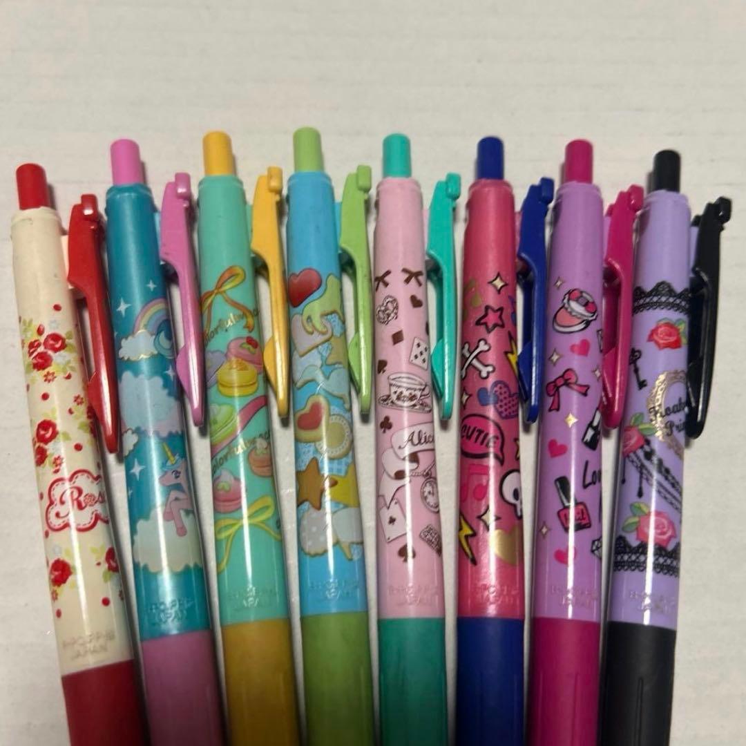 ZEBRA SARASA CLIP ボールペン ピチレモン 8色セット 平成女児