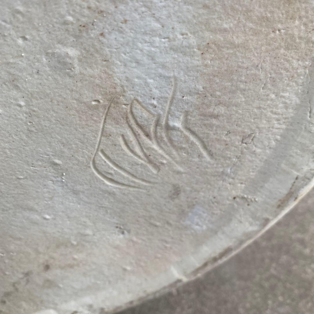 作名有り　染付草花文火鉢