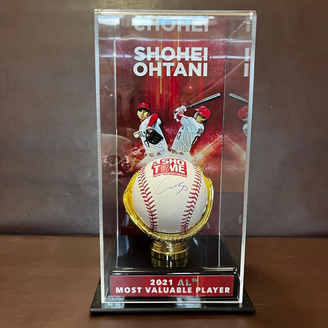 b*5様 大谷翔平 直筆サインボール MLB 2021 ア・リーグ MVP記念ボ