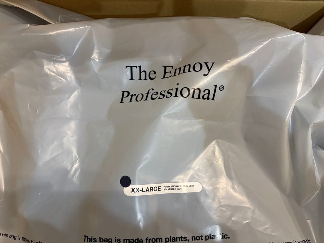 The Ennoy Professional フリースベスト XXL ネイビー