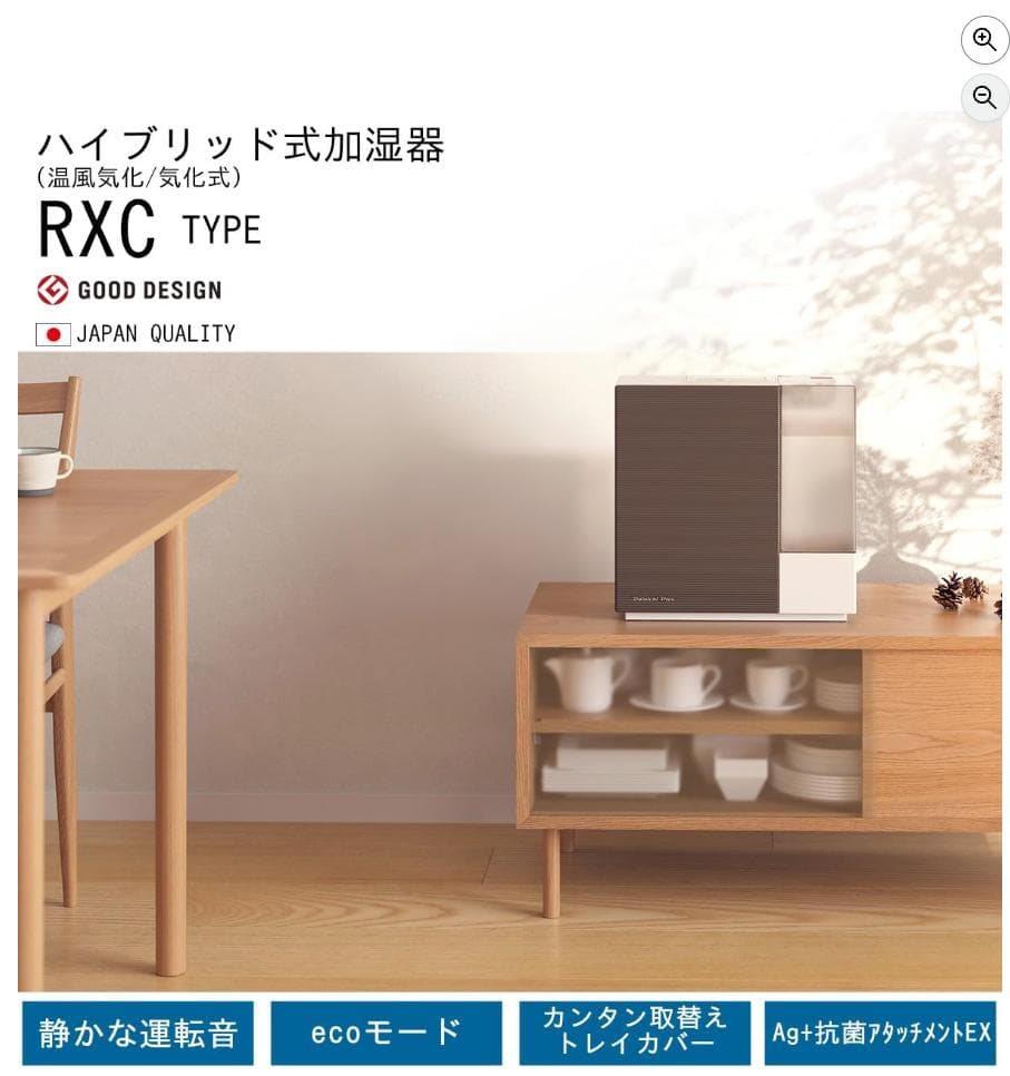 ダイニチ Dainichi 加湿器 HD-RXC500C-T 2024年モデル