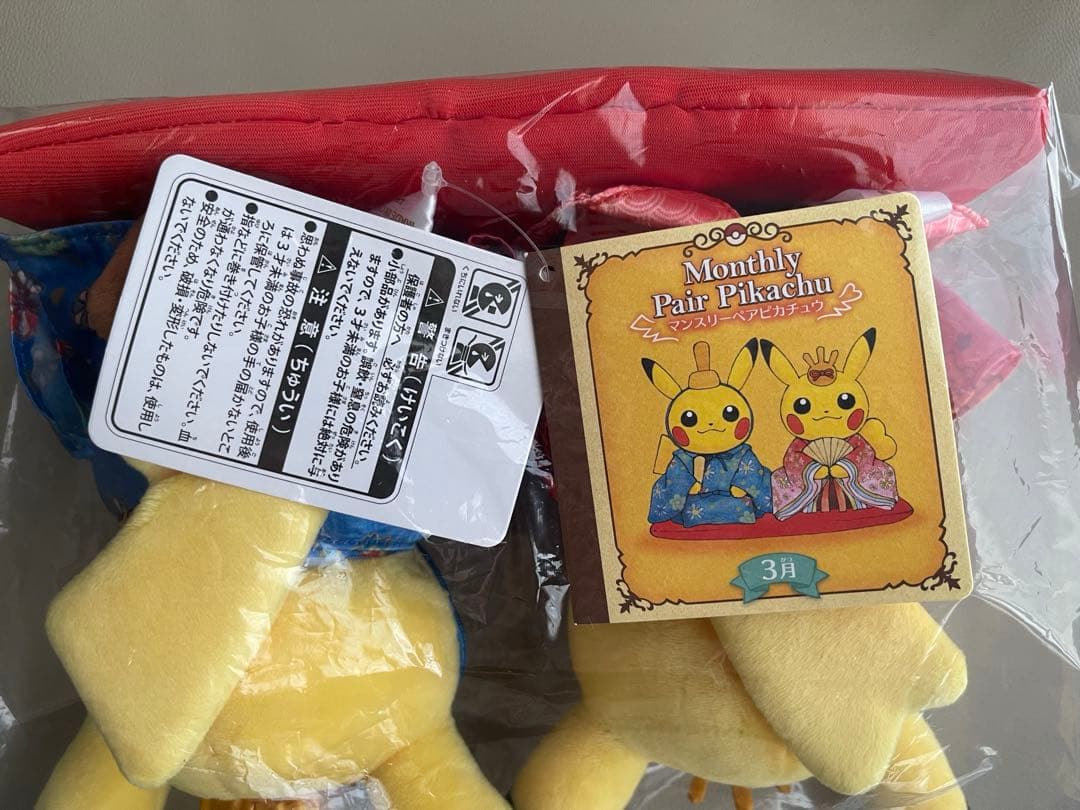 ポケモン　マンスリーペアピカチュウ3月