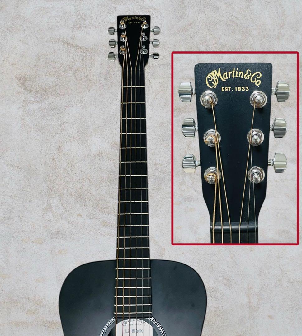 (美品) Martin LX Black色 ミニ アコースティックギター
