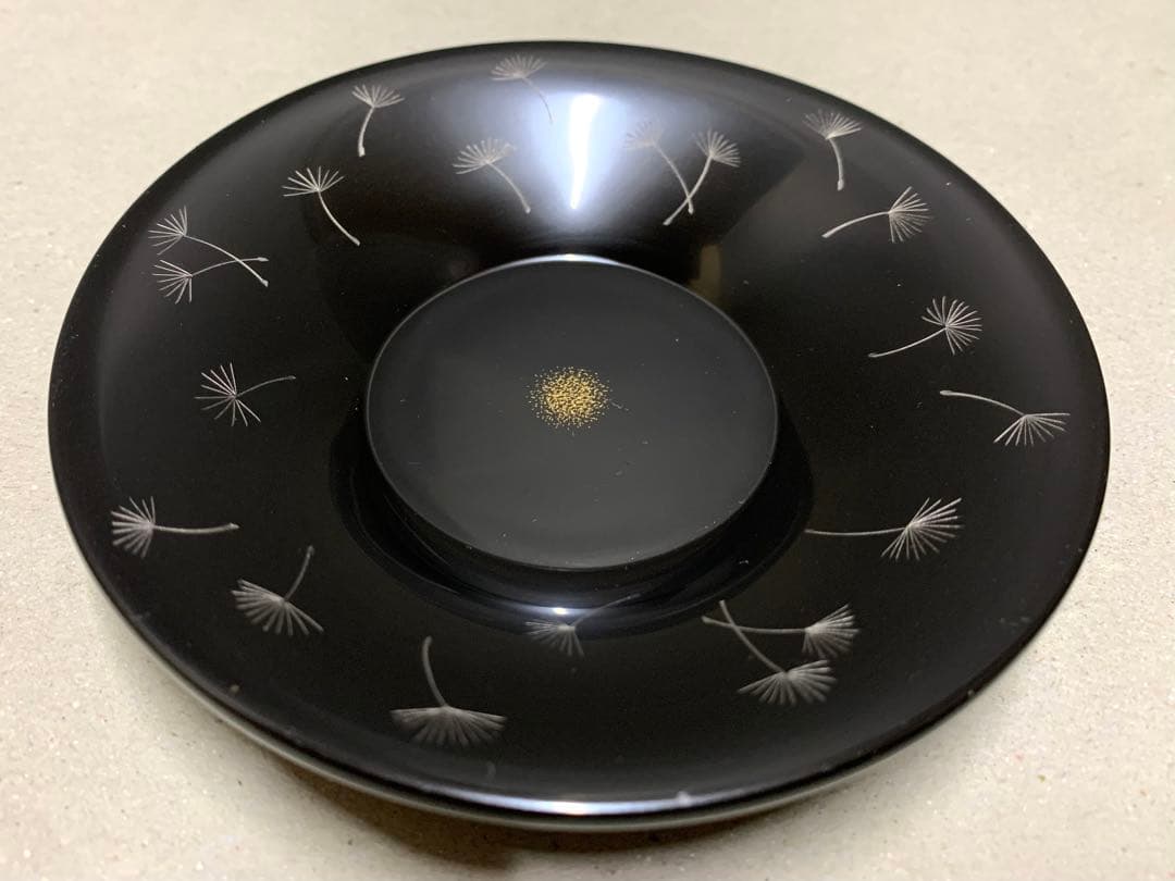 藤田正堂 舞々茶托 蒔絵 茶托