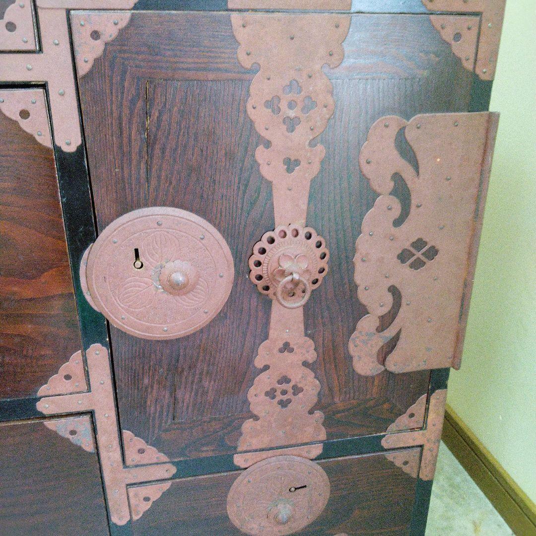 古い和箪笥　昭和レトロ　アンティーク