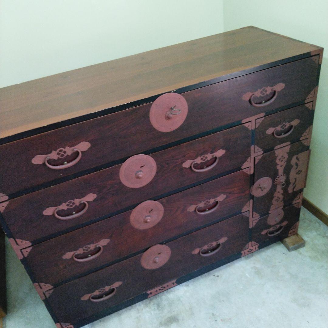 古い和箪笥　昭和レトロ　アンティーク