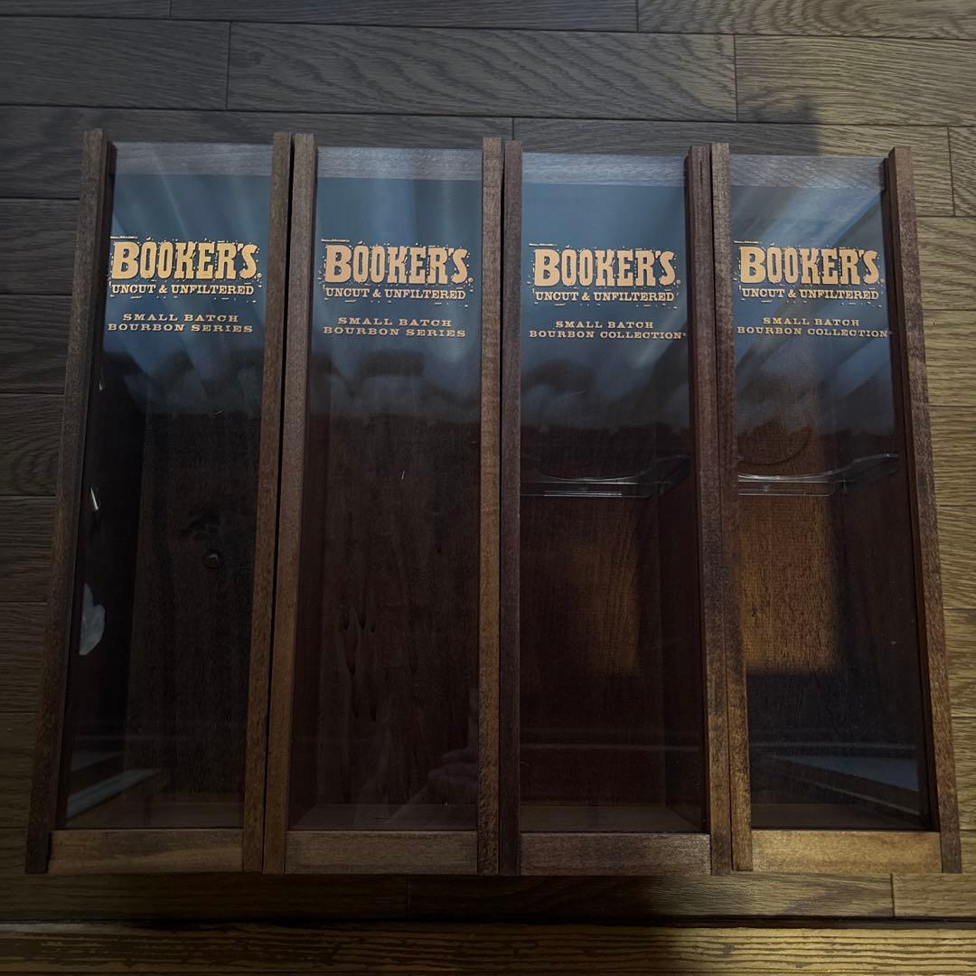 BOOKER'S ウイスキー用木製ボックス　12個セット　bourbon
