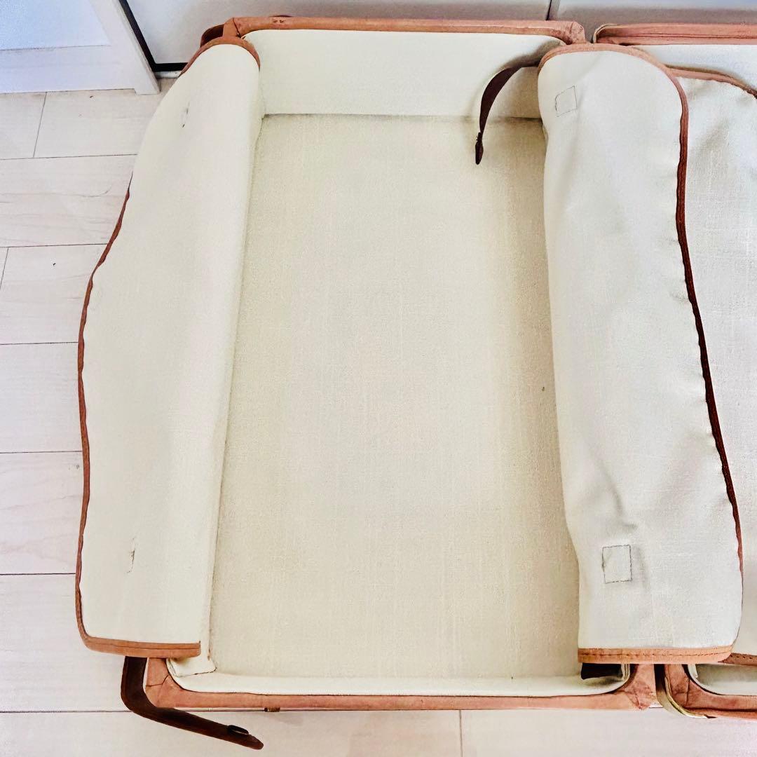 【希少】Hartmann スーツケース ヌメ革 キャメル