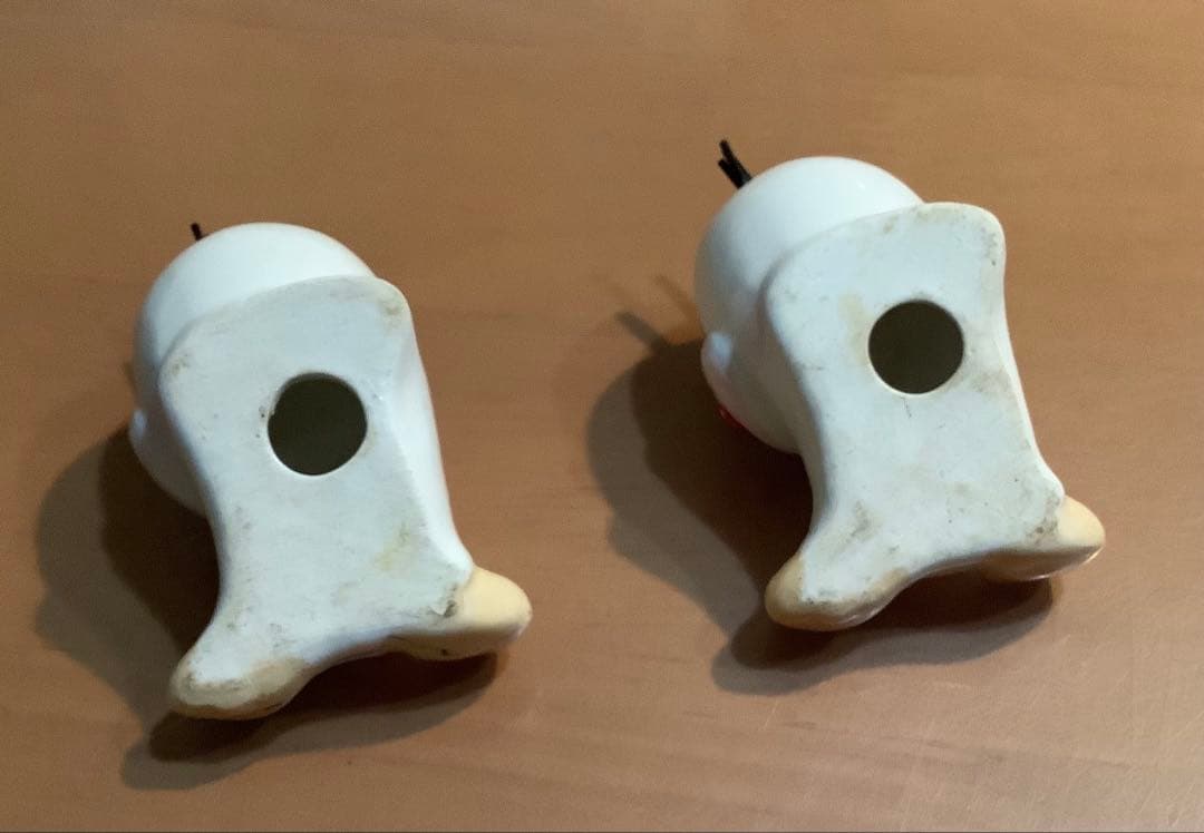 寝そべりQ太郎　陶器フィギュア 2個セット　レアグッズ