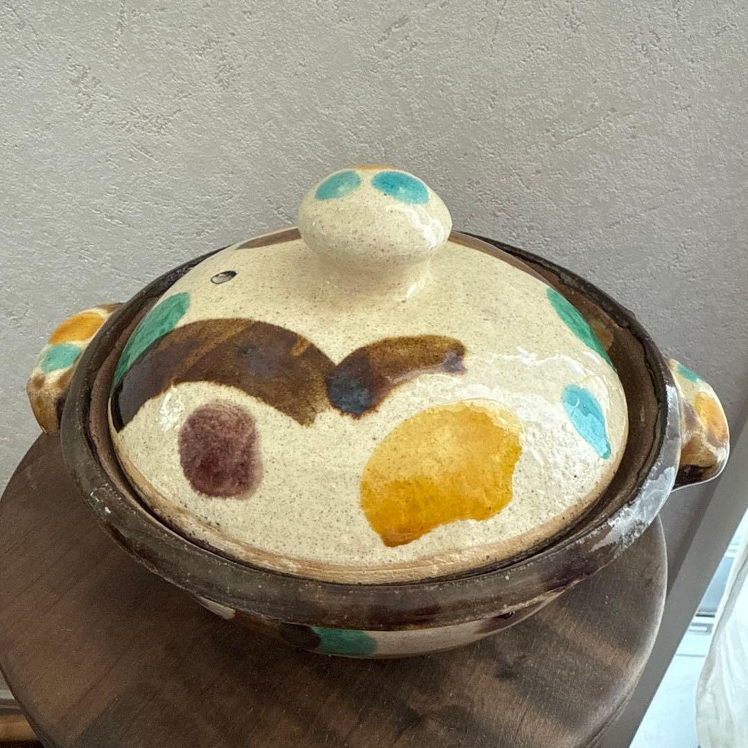 加山晴子 小ぶりな土鍋 やちむん 民藝