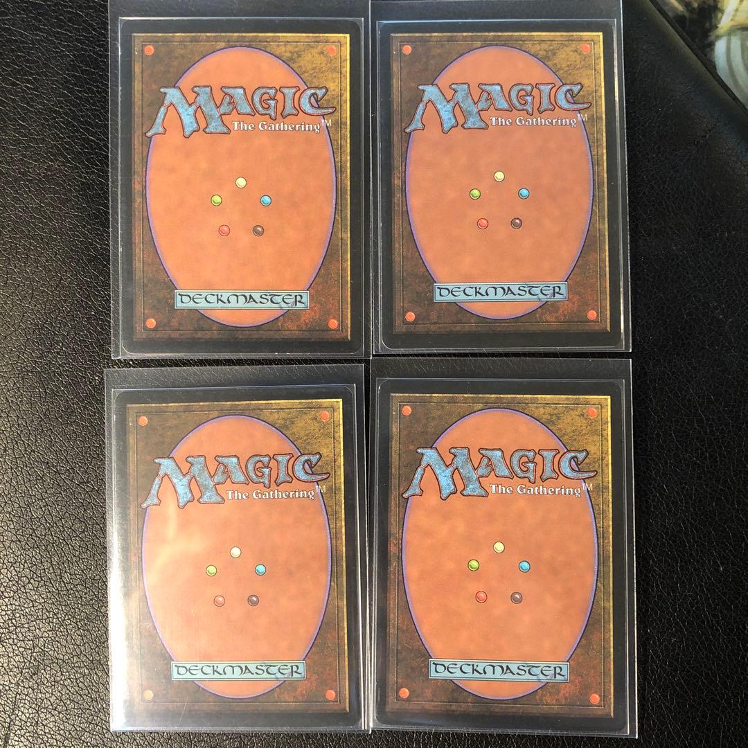 MTG 初版 テンペスト 水蓮の花びら 日本語 4枚セット