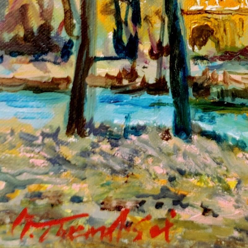 ☆ 高橋益之 ☆「 秋の道庁」油絵 　F３号サイズ 　新品！